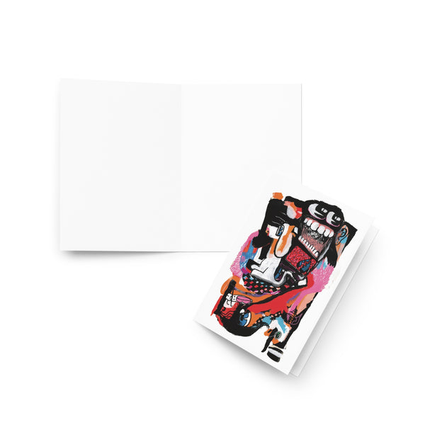 “Roky Erikson’s TV Room” Greeting card